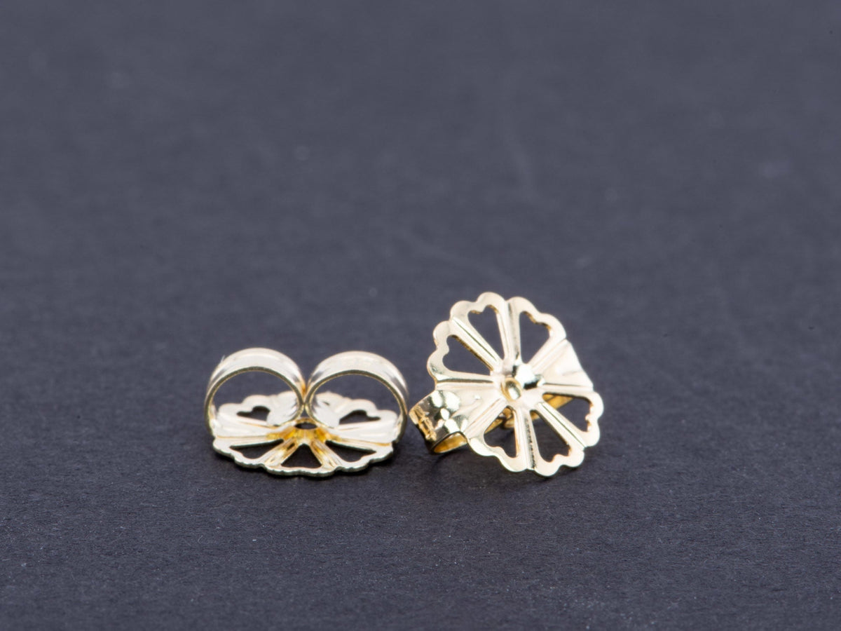 8.3mm Large Ear Backs Earring Back 14K Gold R3206 Aurora Designer