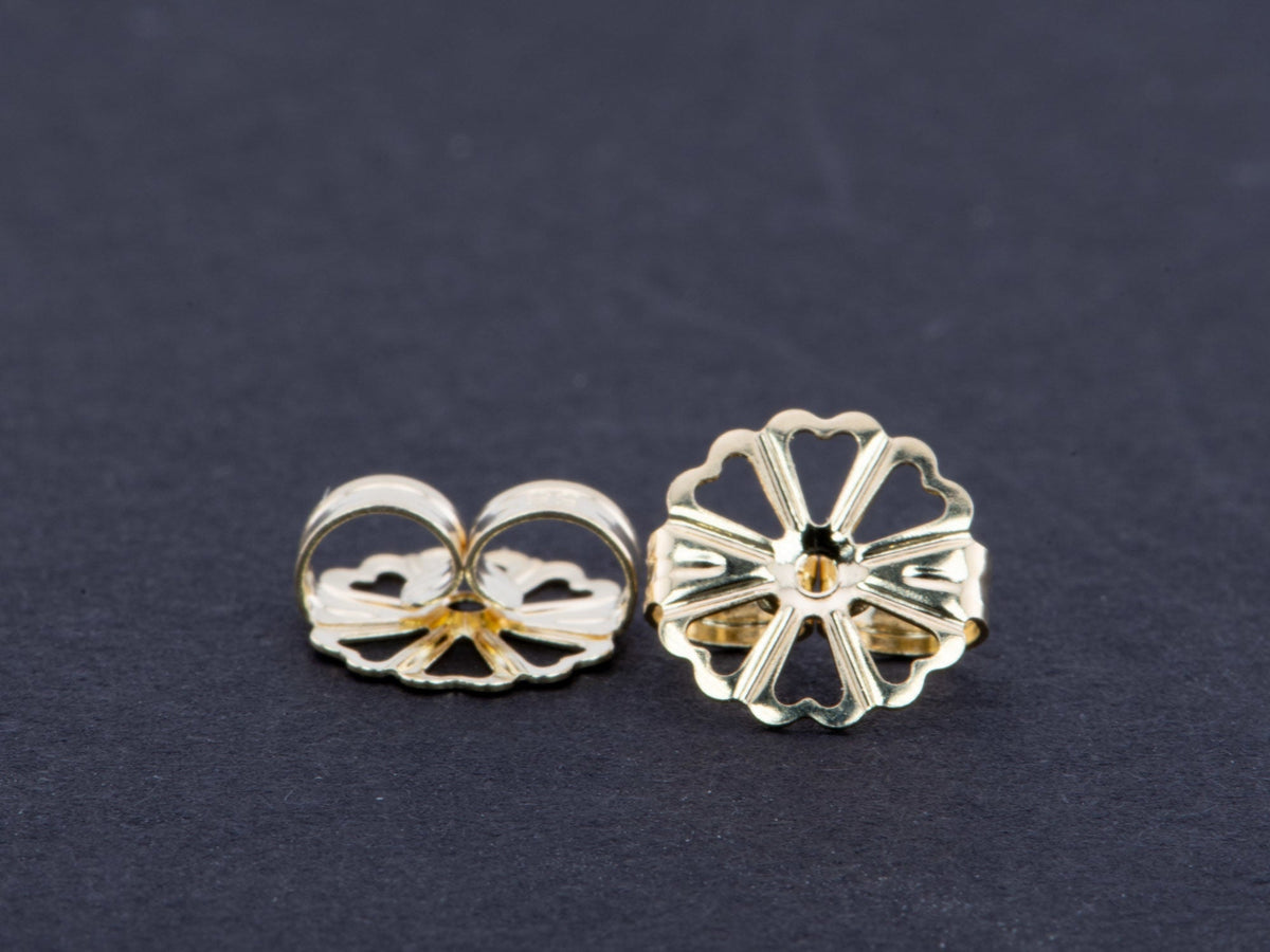 8.3mm Large Ear Backs Earring Back 14K Gold R3206 Aurora Designer