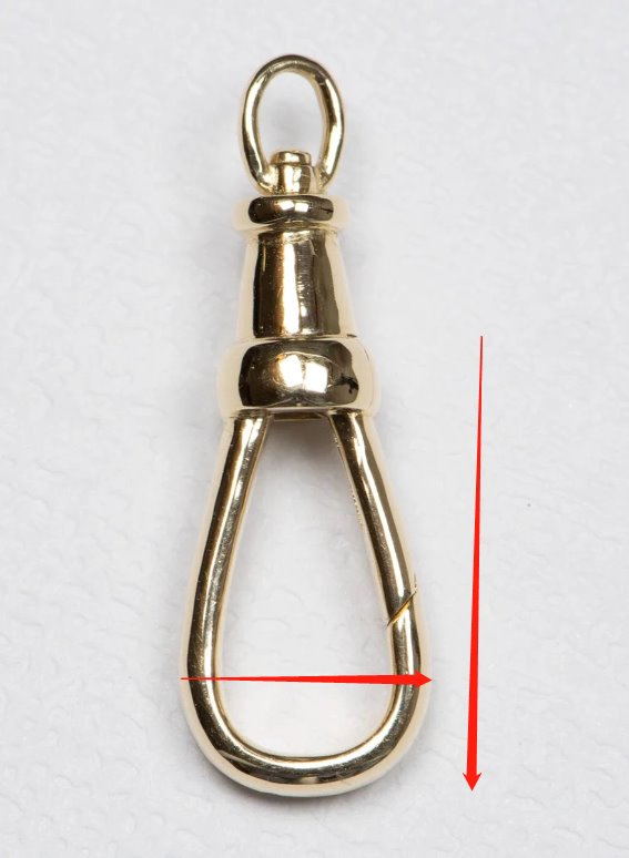 Custom Listing for Allison*** Custom 30x15mm Dog Clip Charm Holder 14K Gold Aurora Designer