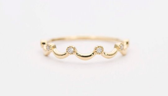 Custom Listing for Judith*** AD1262 18K Gold Full Eternity Jo Dane