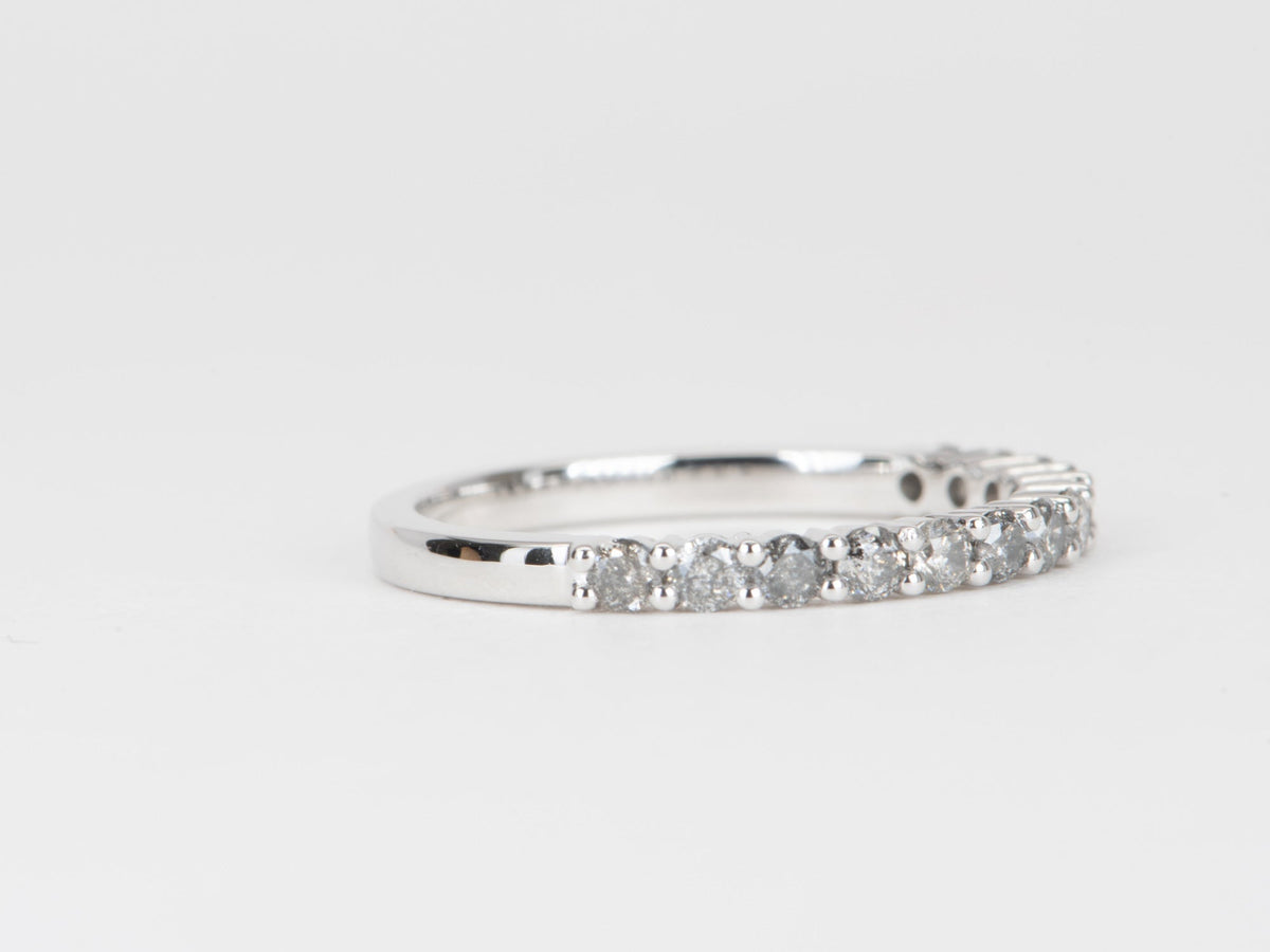 2mm Salt and Pepper Diamond Wedding Band Platinum AD1594SP Closeout
