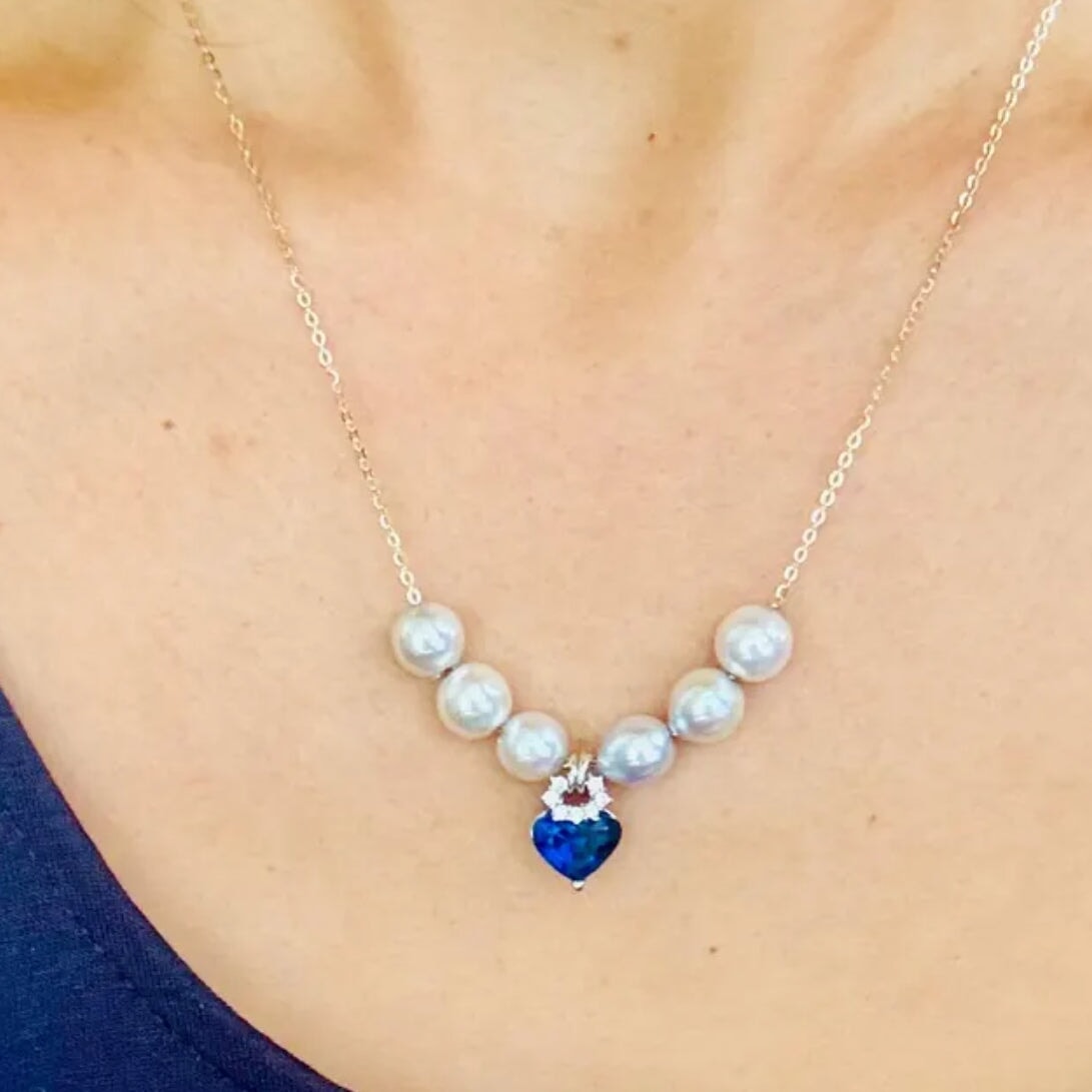 14K Gold Necklace Chain Adjustable Length with Needle Threader for Charms Pendants AD1907 Aurora Designer