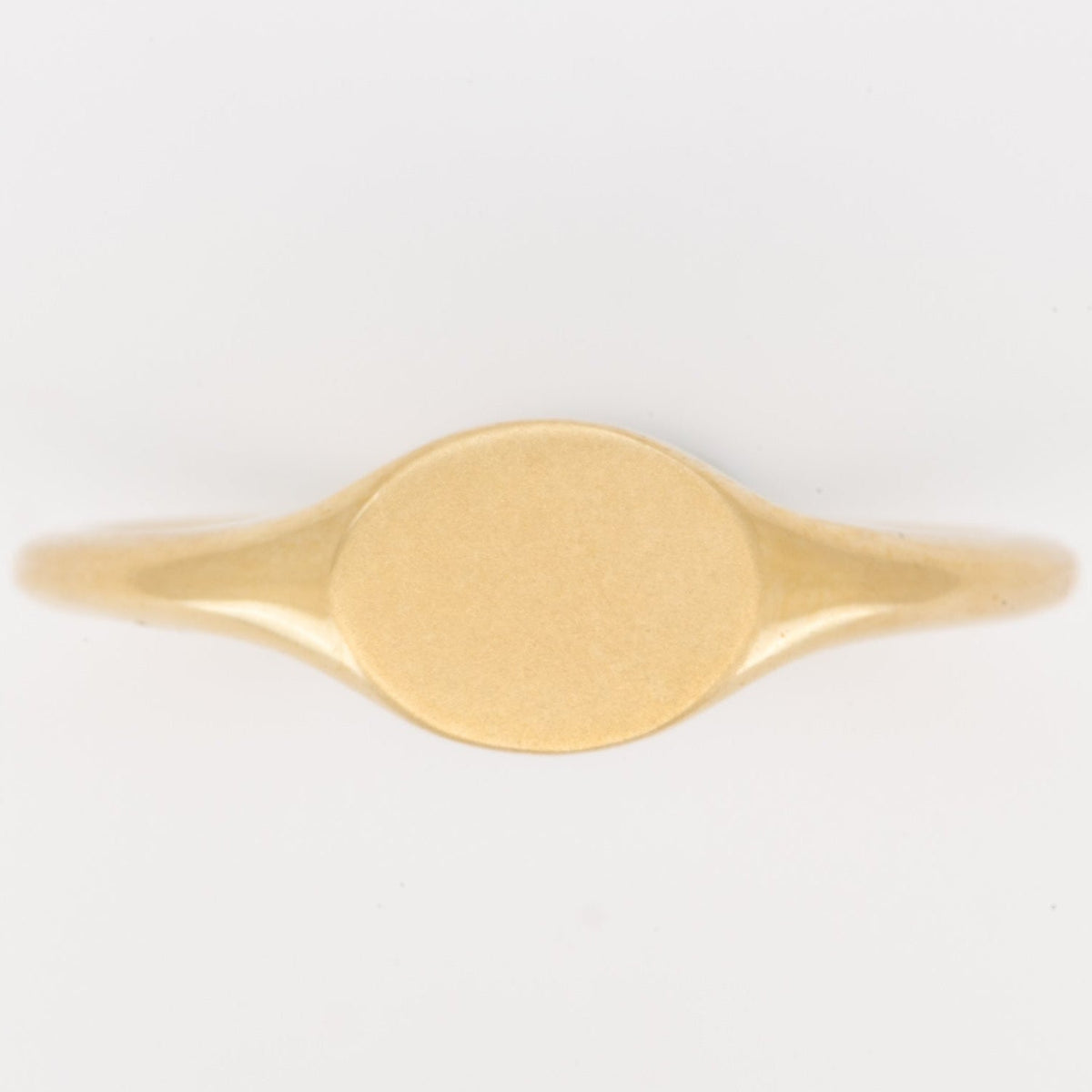 Solid 14K Gold Signet Ring Unique Wedding Band Customizable Birthstone Engraving Available AD2044 Closeout