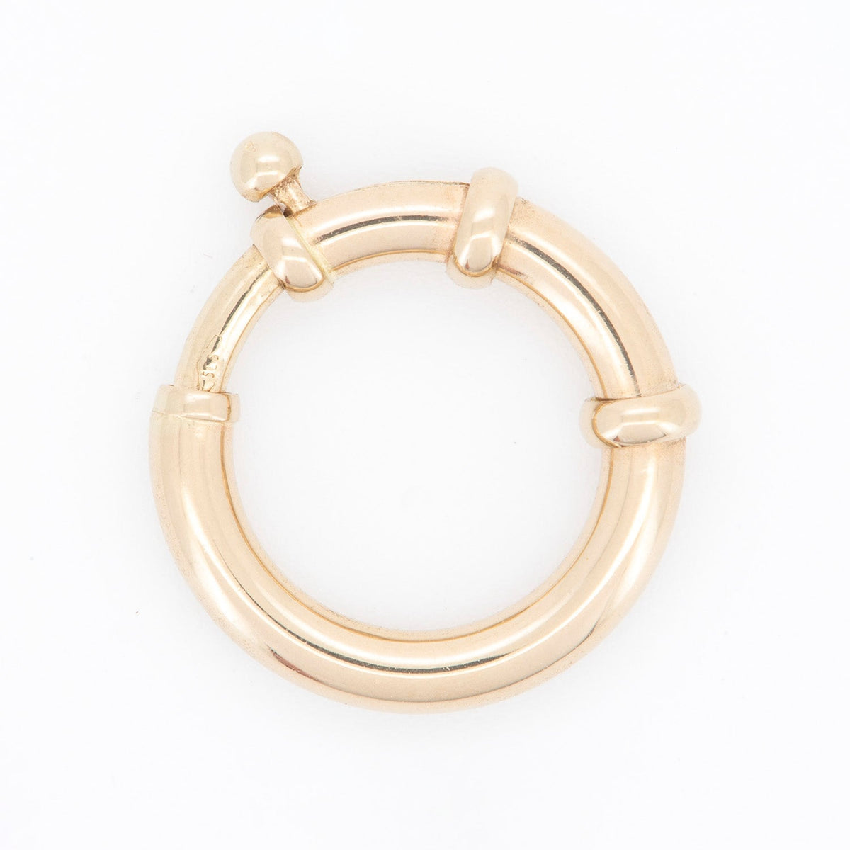 14K Gold Spring Ring Sailor Clasp 12mm 14mm AD2392 Aurora Designer