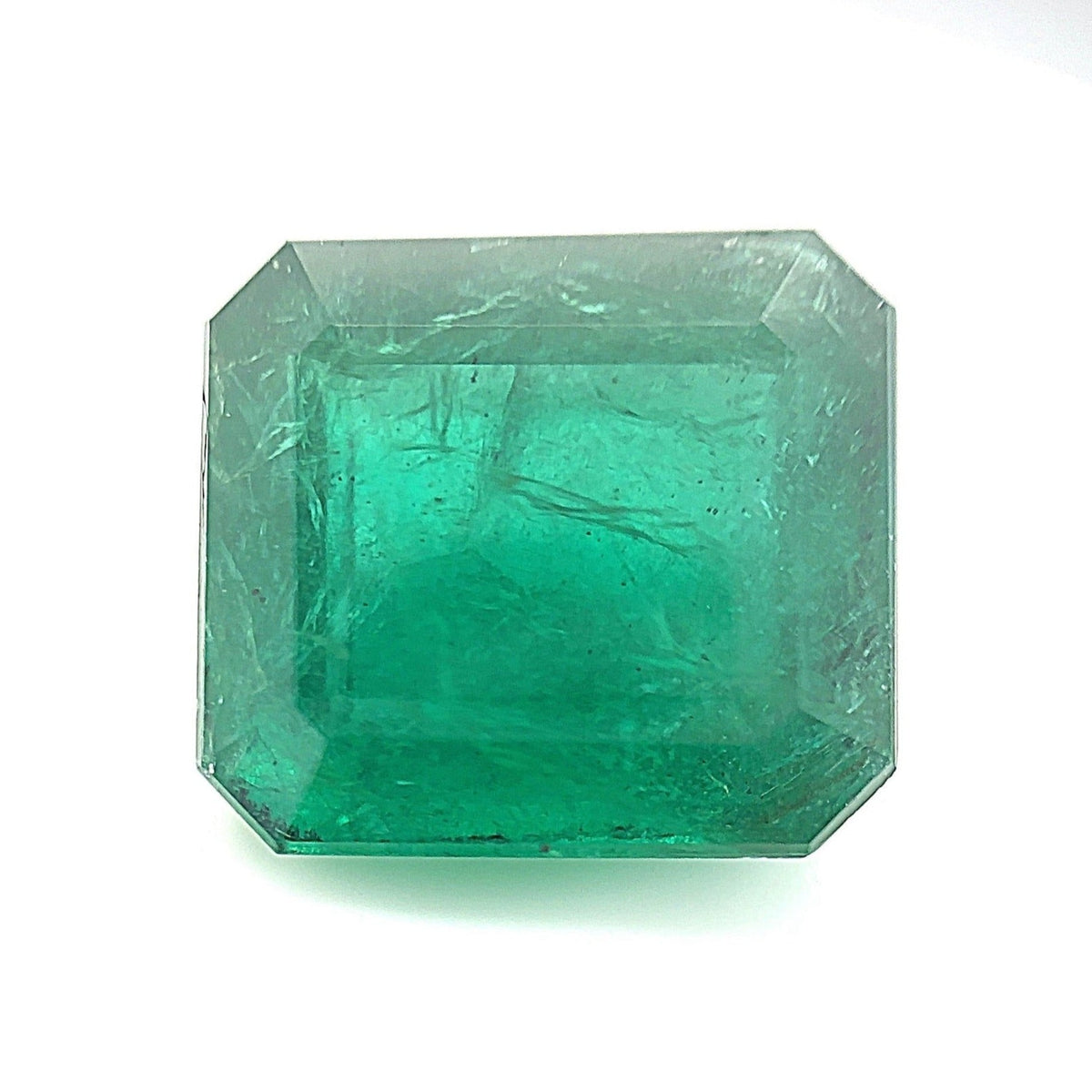 8.35ct Rectangle Shape Emerald, 12.7x11.2x7.3 EM01 Aurora Designer