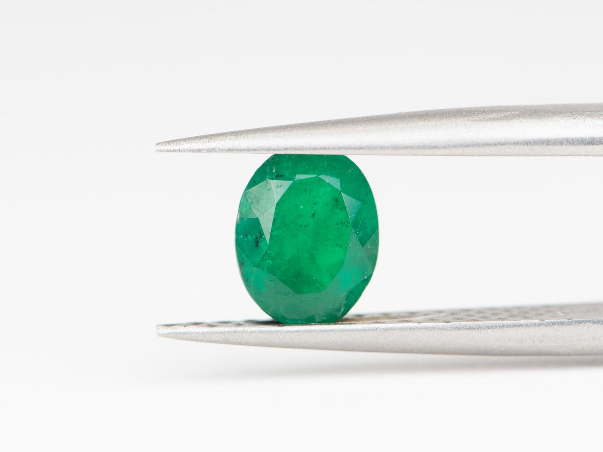 1.07ct Oval Shape Emerald, 7.6x6.0x3.9 EM07 Aurora Designer