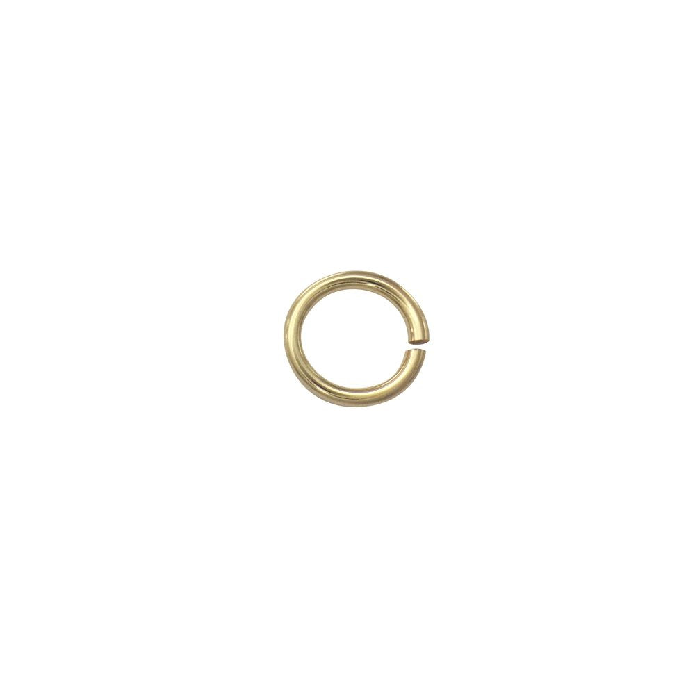 Solid 14K Gold 5.5mm Open Jump Ring Aurora Designer