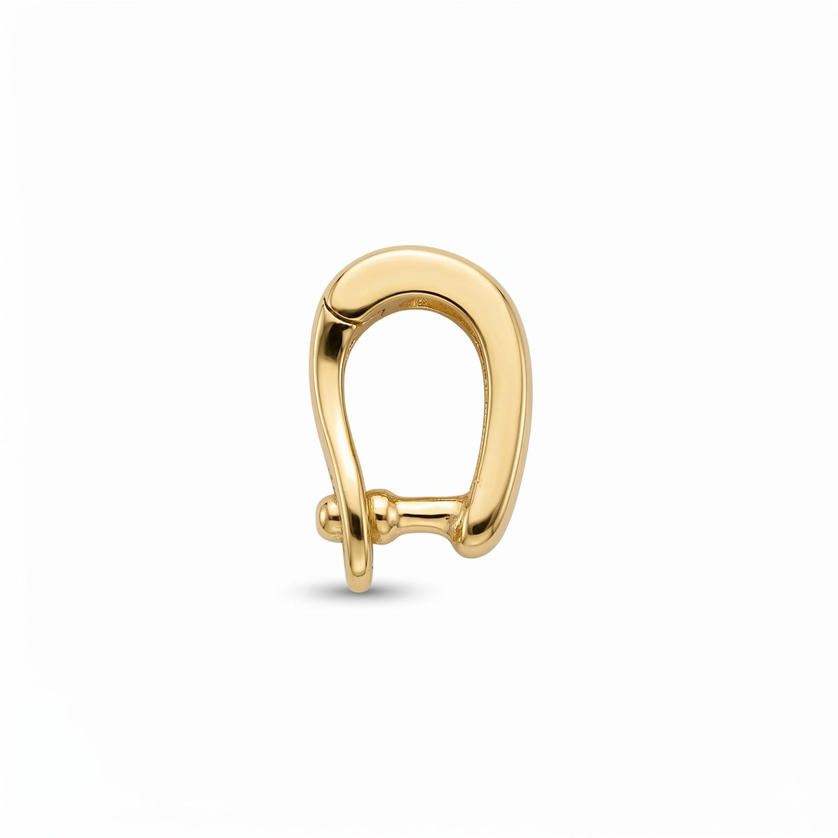 Small Charm Enhancer 7x5mm 14K or 18K Gold Clip-On Bail M4023 Aurora Designer
