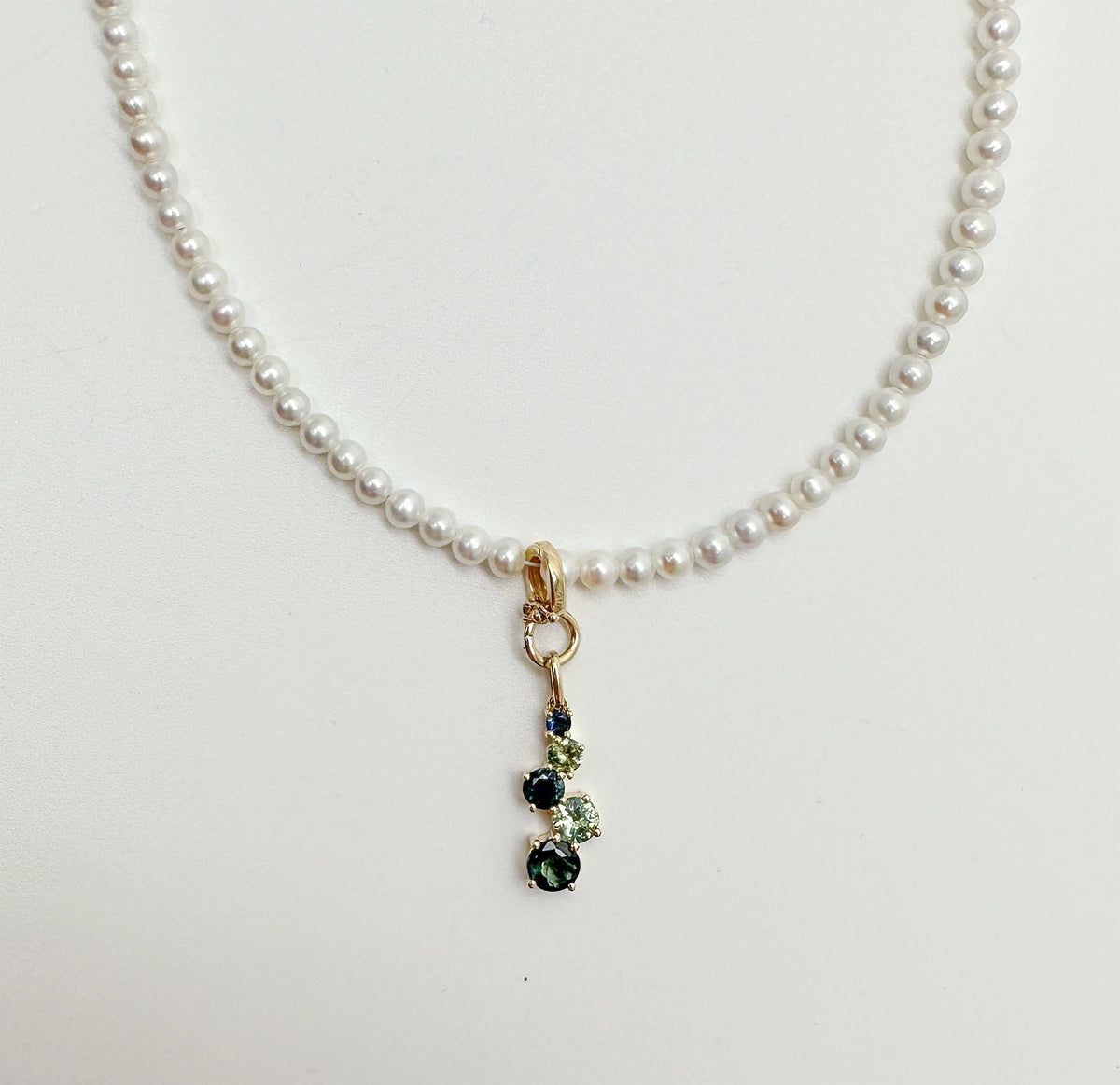 11x5.5mm Charm Enhancer Converter Clip-On Bail 14K Gold M4041 Aurora Designer