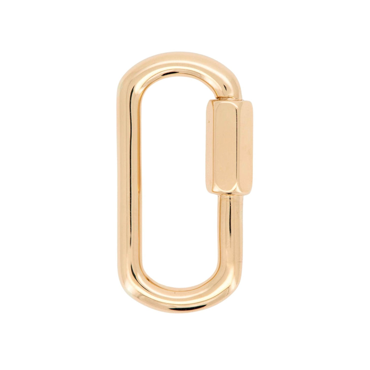 25x12mm 14K or 18K Gold Carabiner Chain Connector M4054 Aurora Designer