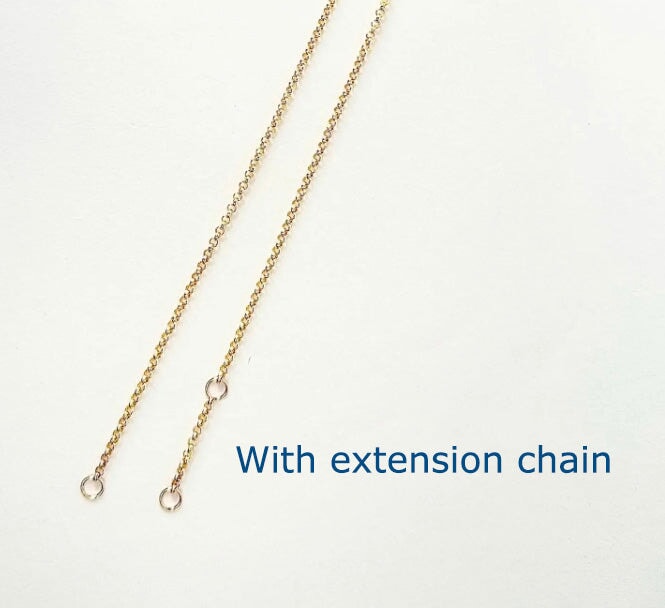 14K Gold 2.3mm Belcher Rolo Chain Link Necklace Aurora Designer