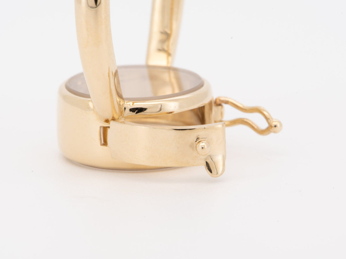 Solid 14K Gold Shaker Locket Ring M6009 Aurora Designer