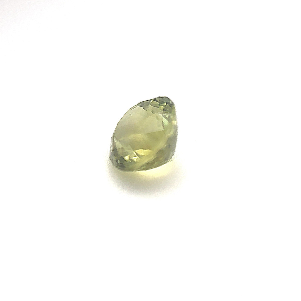 1.21ct Round Shape Green Montana Sapphire, 5.9*4.3mm PS176 Aurora Designer