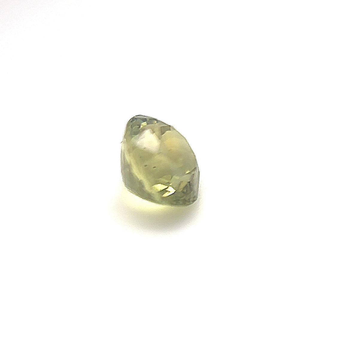 1.21ct Round Shape Green Montana Sapphire, 5.9*4.3mm PS176 Aurora Designer