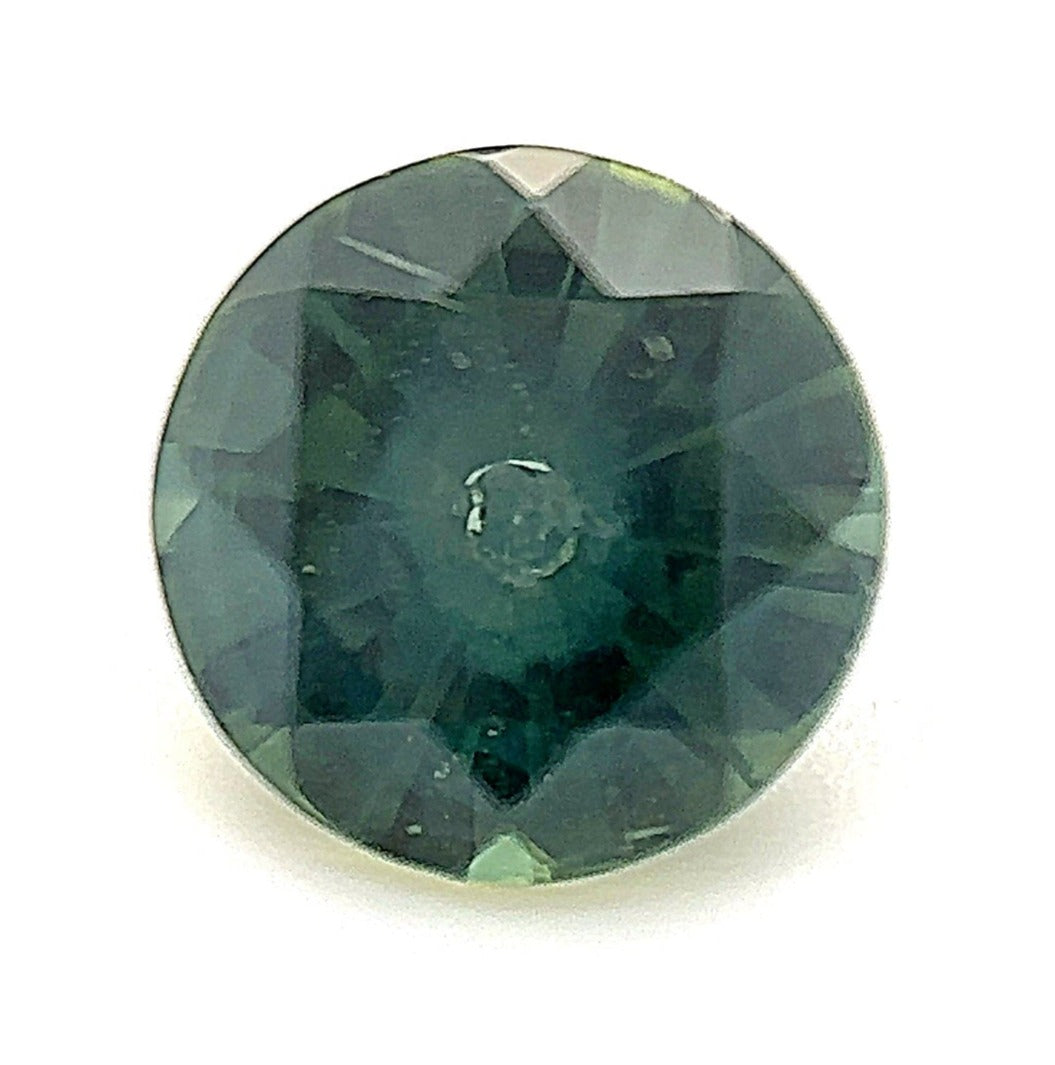 1.25ct Round Shape Green Sapphire ,6.5*4.1mm PS202 Aurora Designer