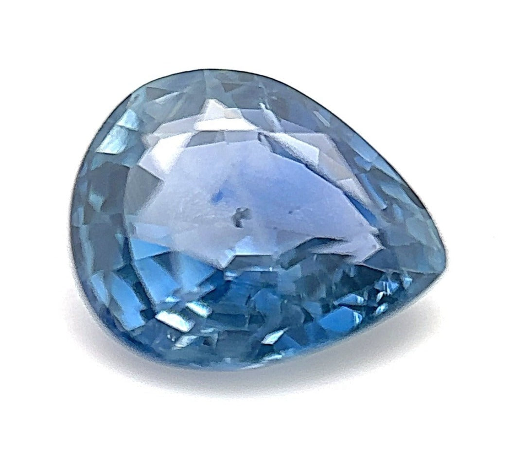 1.53ct Pear Shape Blue Sapphire, 7.8*6.5*3.6mm PS218 Aurora Designer