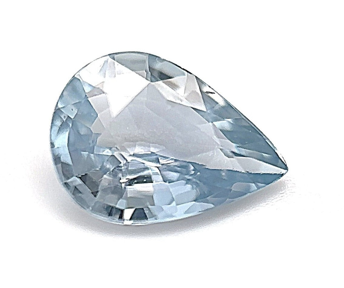 1.28ct Pear Shape Blue Sapphire, 8.5*6.4*3.2mm PS220 Aurora Designer