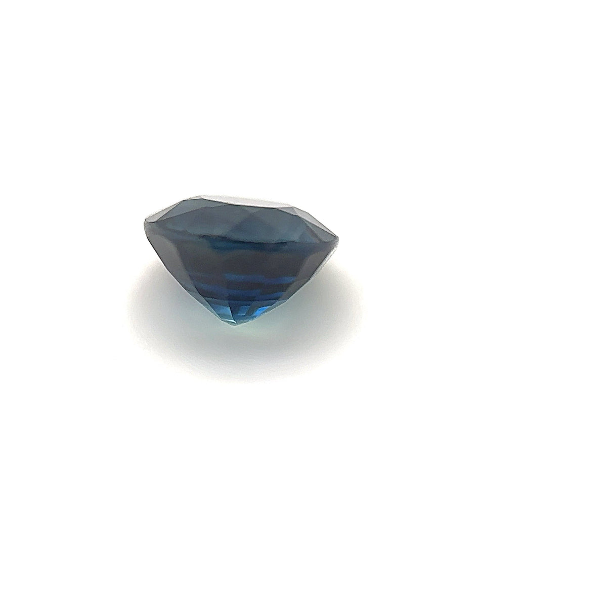 1.55ct Round Shape Blue Green Sapphire, 6.6*4.3mm PS273 Aurora Designer