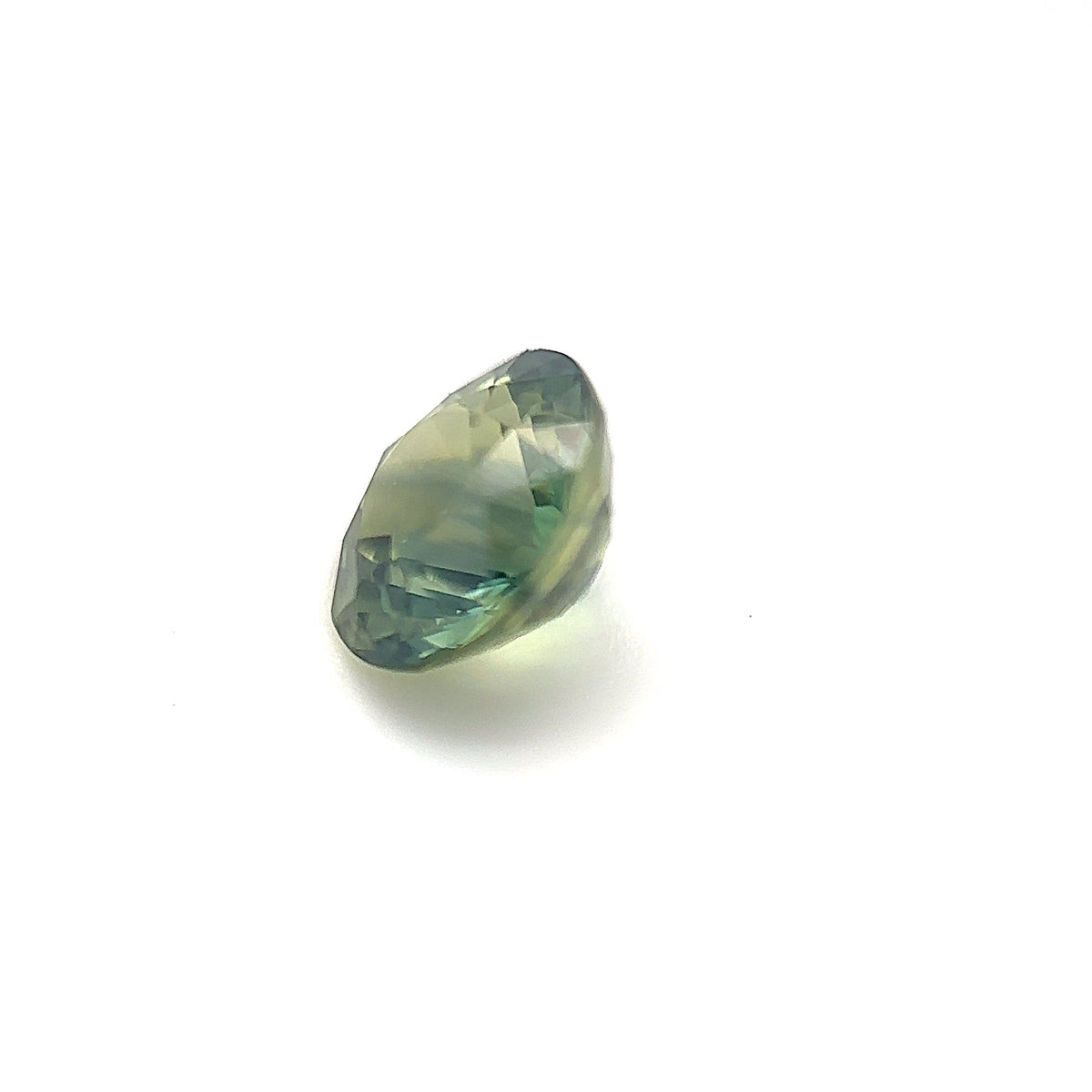 1.47ct Round Shape Green Blue Sapphire, 6.7*4.2mm PS275 Aurora Designer