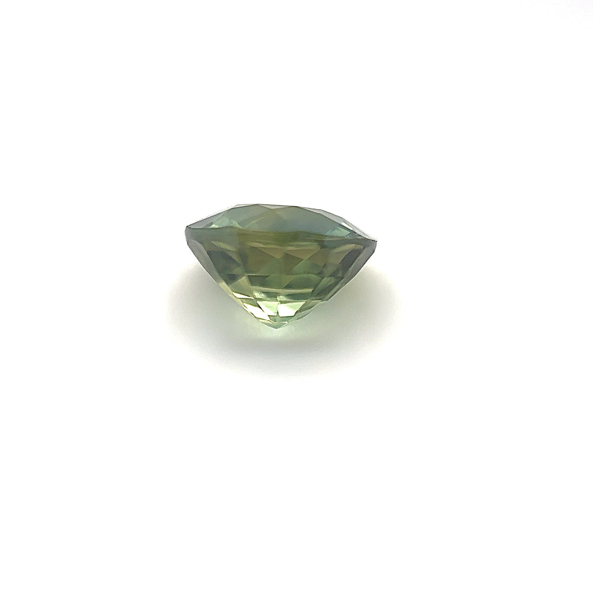 1.47ct Round Shape Green Blue Sapphire, 6.7*4.2mm PS275 Aurora Designer