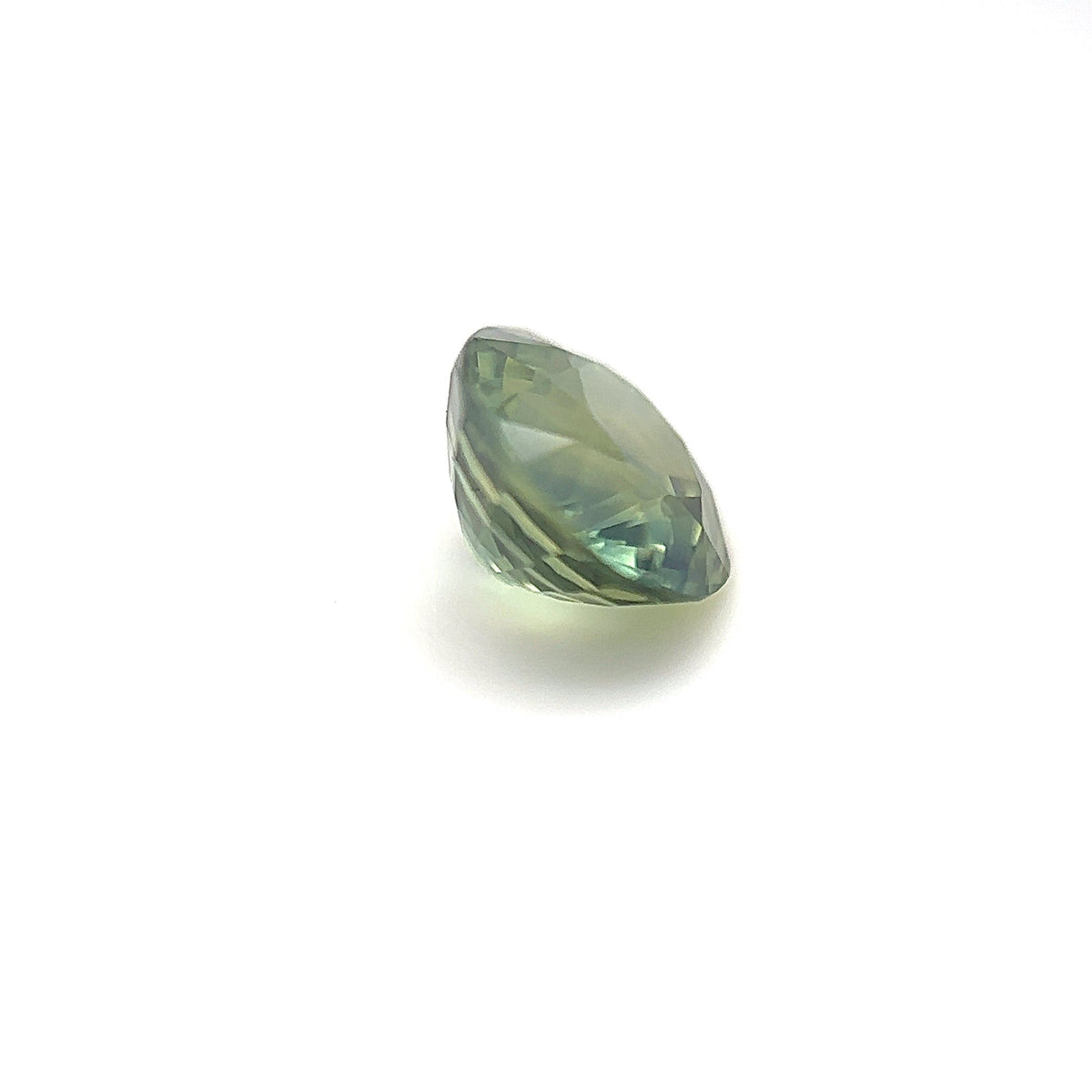 1.47ct Round Shape Green Blue Sapphire, 6.7*4.2mm PS275 Aurora Designer