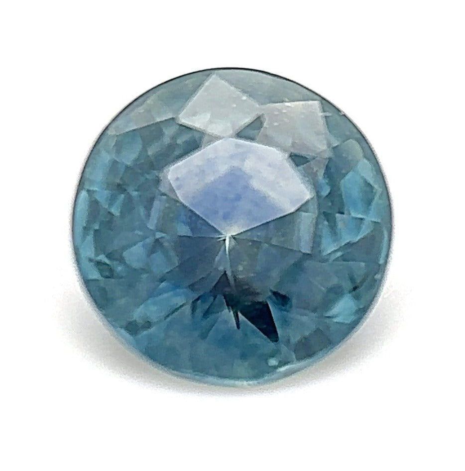0.9ct Round Shape Montana Sapphire, 6.1*3.3mm PS318 Aurora Designer