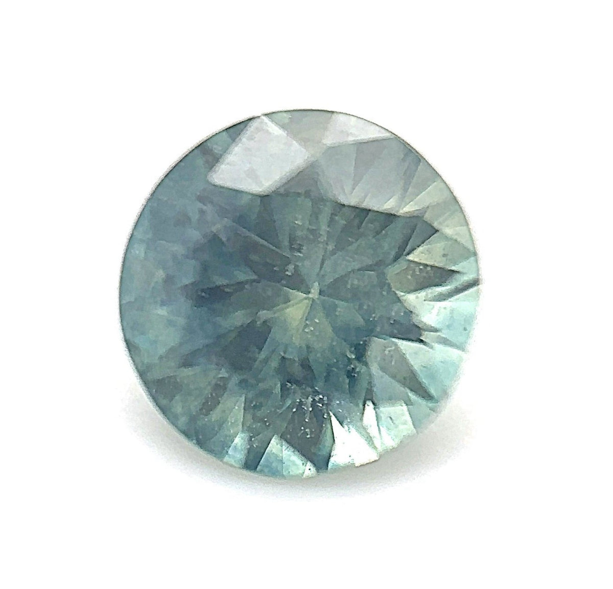 0.72ct Round Shape Montana Sapphire 5.3*3.4mm PS434 Aurora Designer