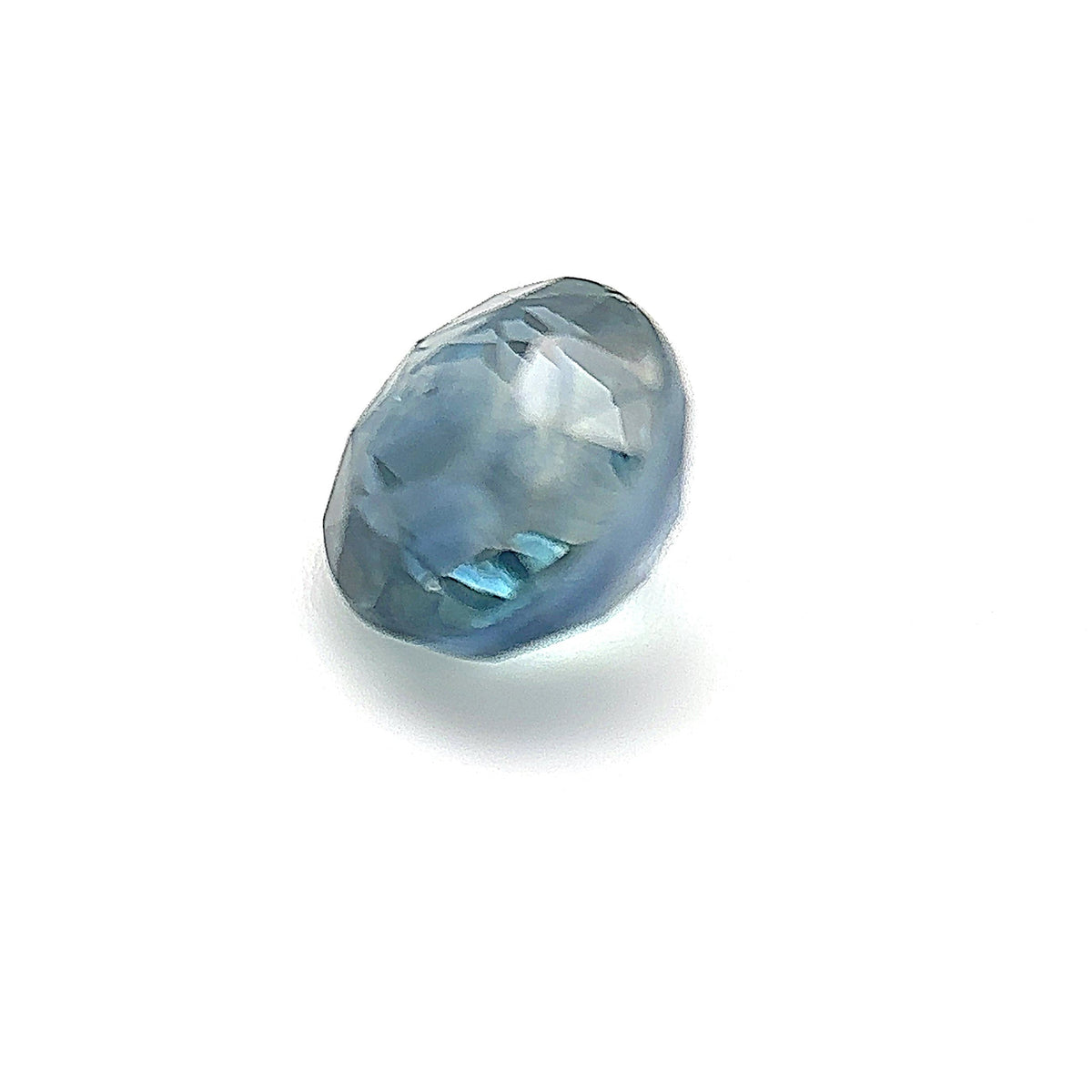 1.35ct Round Shape Montana Sapphire 5.7*4.3mm PS454 Aurora Designer