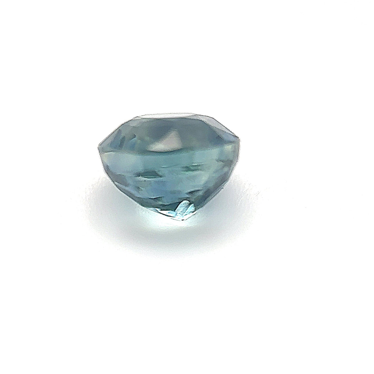 1.35ct Round Shape Montana Sapphire 5.7*4.3mm PS454 Aurora Designer