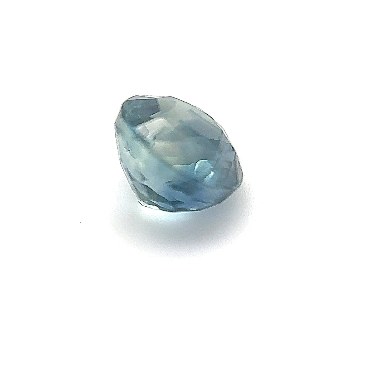 1.35ct Round Shape Montana Sapphire 5.7*4.3mm PS454 Aurora Designer