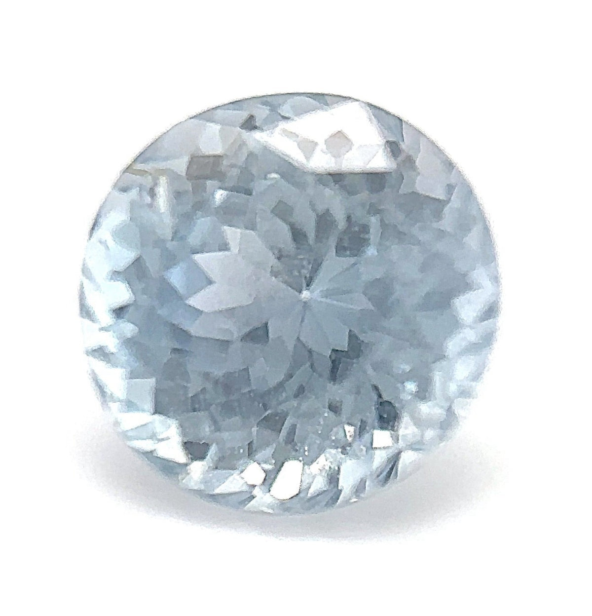 0.95ct Round Shape Montana Sapphire 5.4*3.9mm PS537 Aurora Designer