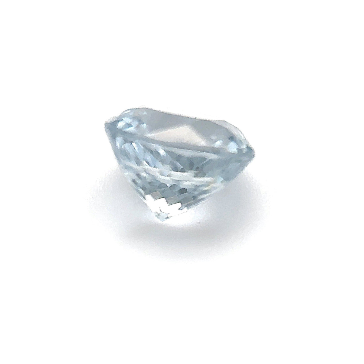 0.95ct Round Shape Montana Sapphire 5.4*3.9mm PS537 Aurora Designer