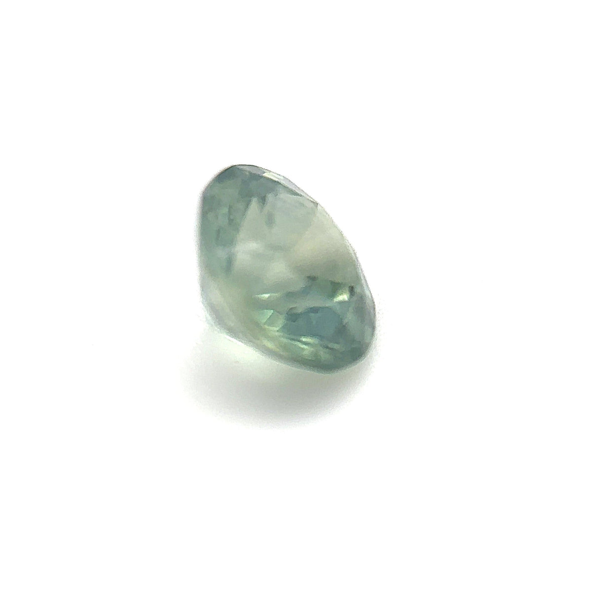 0.67ct Round Shape Montana Sapphire 5.1*3.3mm PS538 Aurora Designer