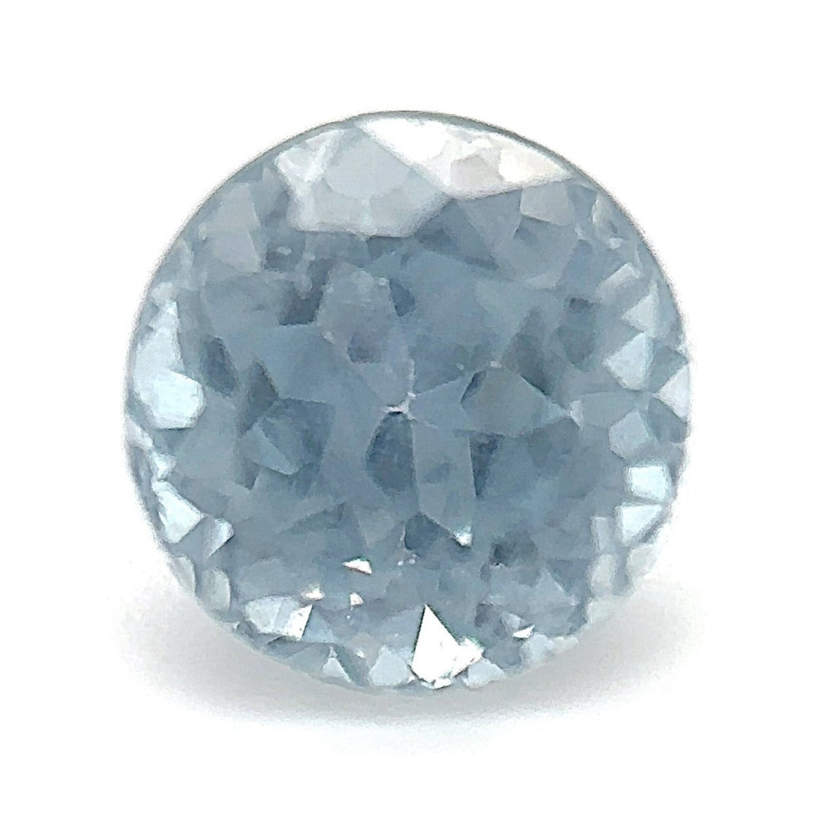 0.79ct Round Shape Montana Sapphire 5.0*3.7mm PS543 Aurora Designer