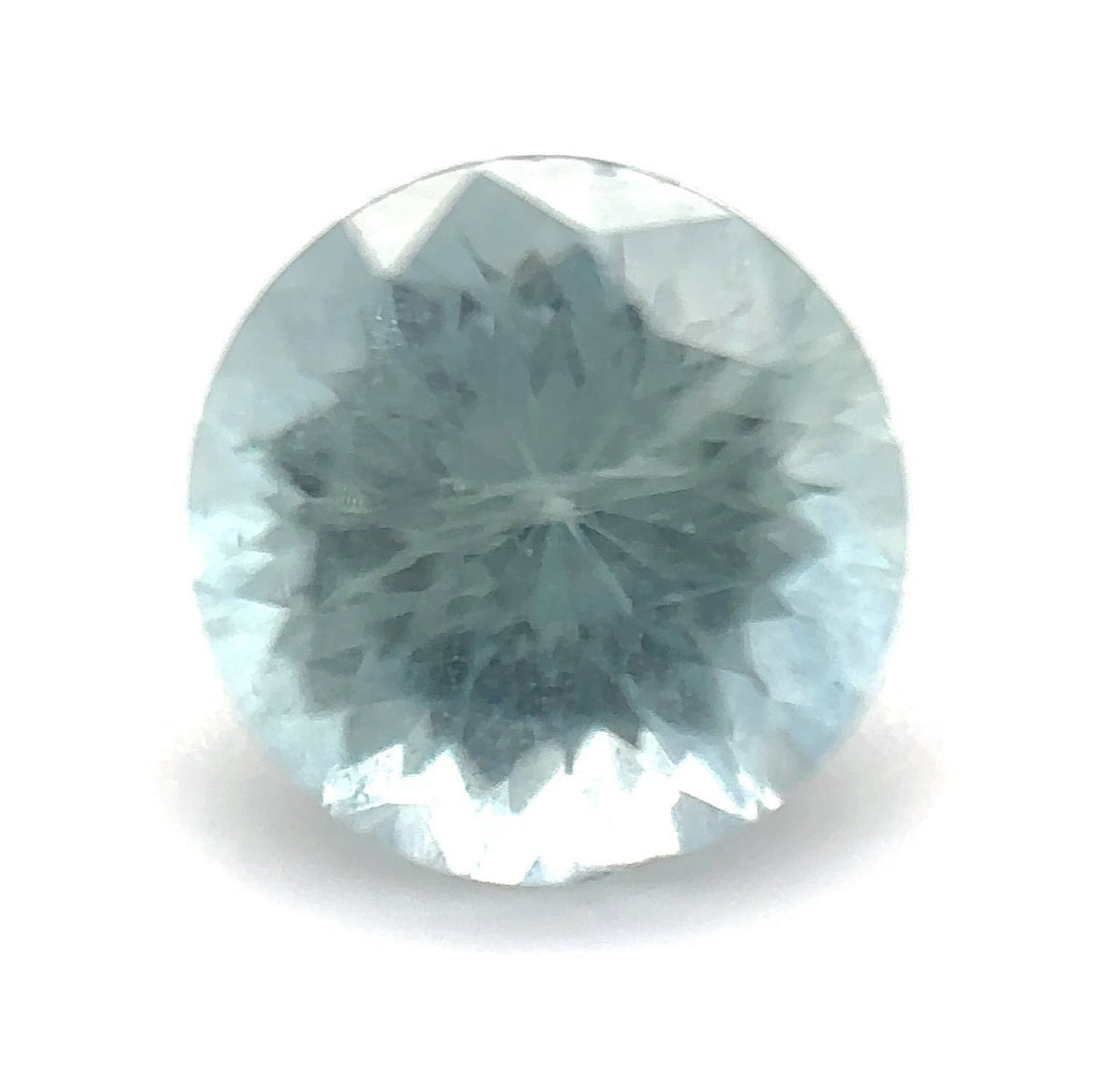 0.67ct Round Shape Montana Sapphire 5.1*3.4mm PS545 Aurora Designer