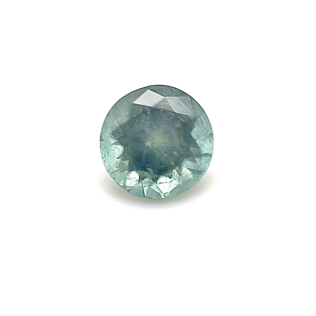 1.01ct Round Shape Montana Sapphire 5.7*4.2mm PS601 Aurora Designer