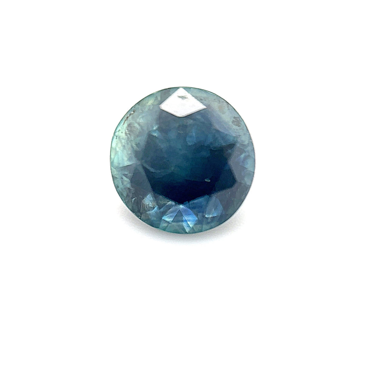 0.9ct Round Shape Montana Sapphire 5.4*4.0mm PS602 Aurora Designer
