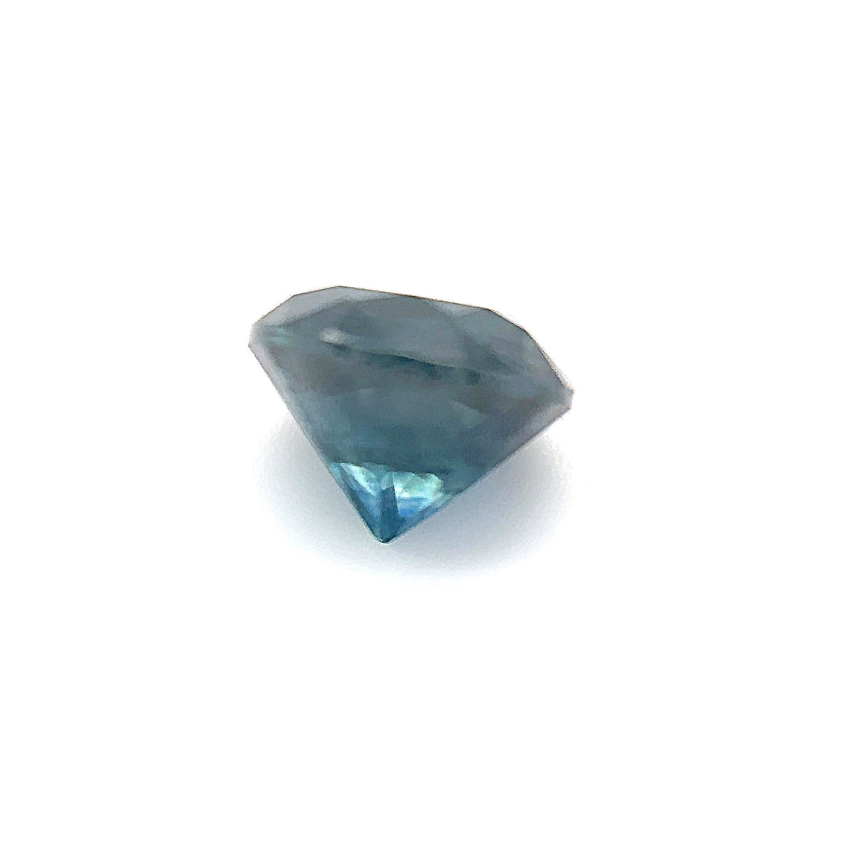 0.9ct Round Shape Montana Sapphire 5.4*4.0mm PS602 Aurora Designer