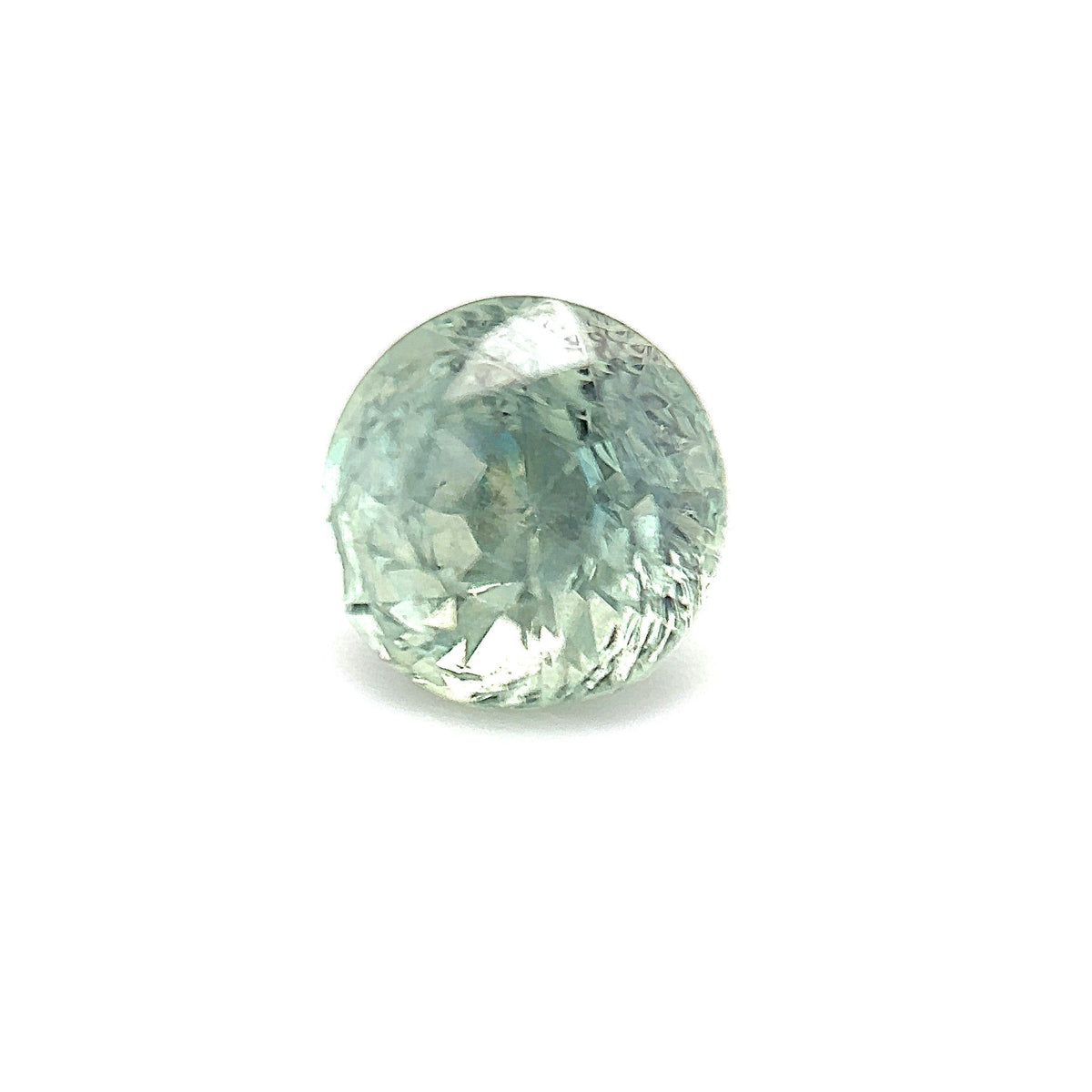 0.89ct Round Shape Montana Sapphire 5.4*4.2mm PS604 Aurora Designer