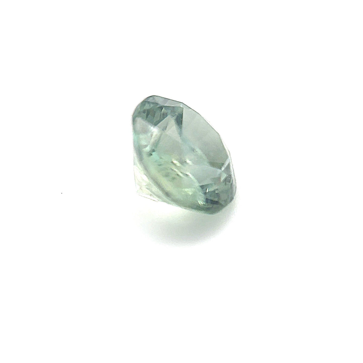 0.89ct Round Shape Montana Sapphire 5.4*4.2mm PS604 Aurora Designer