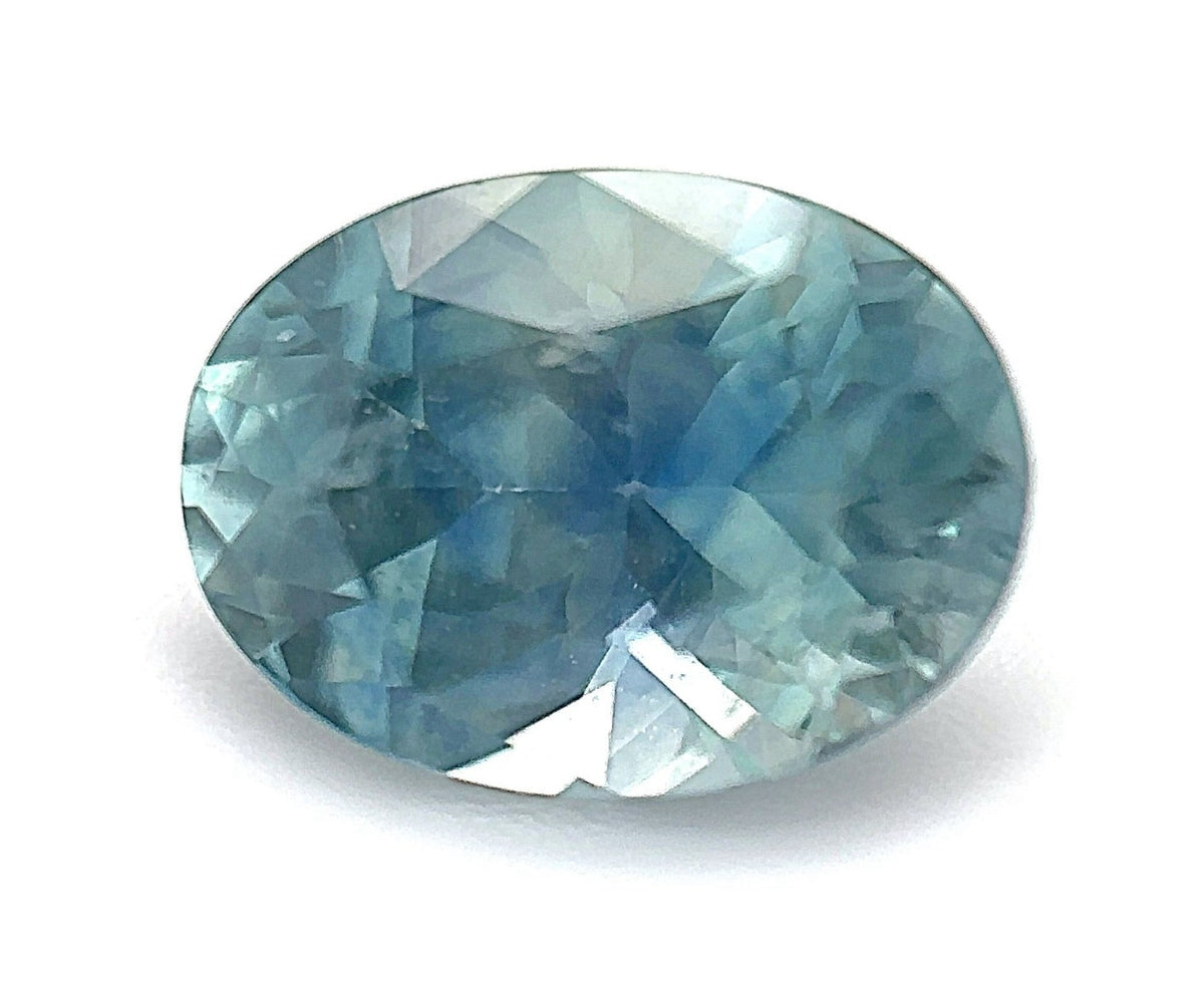 1.01ct Oval Shape Montana Sapphire 6.8*5.0*3.9mm PS607 Aurora Designer