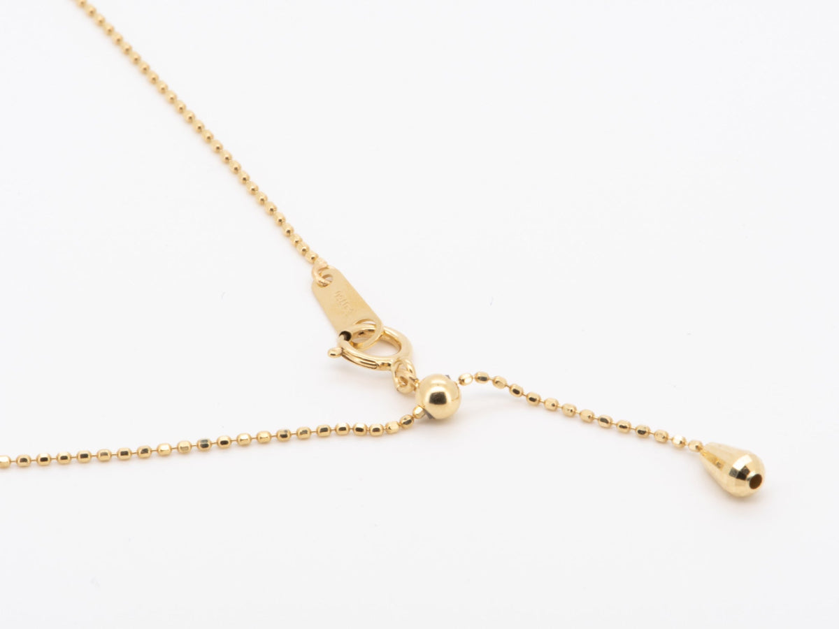 18K Gold Iridescent Super Shine Necklace 3g+ Fully Adjustable R2115 Aurora Designer