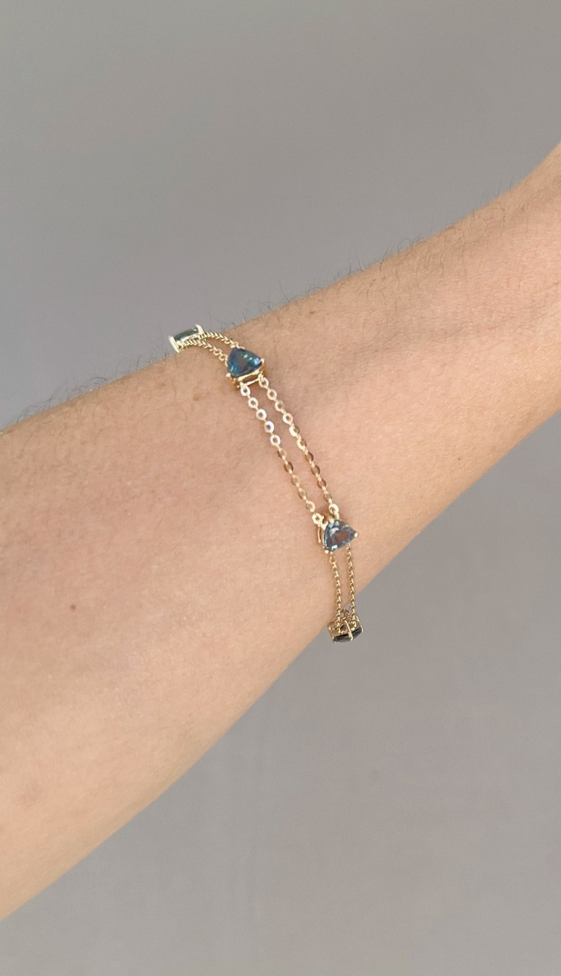 【HYERES LOR】22FW★ Cupid 14K Thread Bracelet Adina Reyter Italian Chain Link Bracelet at Penelope T