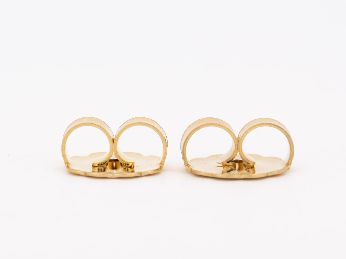 9mm Solid 14K Gold Ear Backs for Stabilizing Heavy Earrings R3259 Aurora Designer