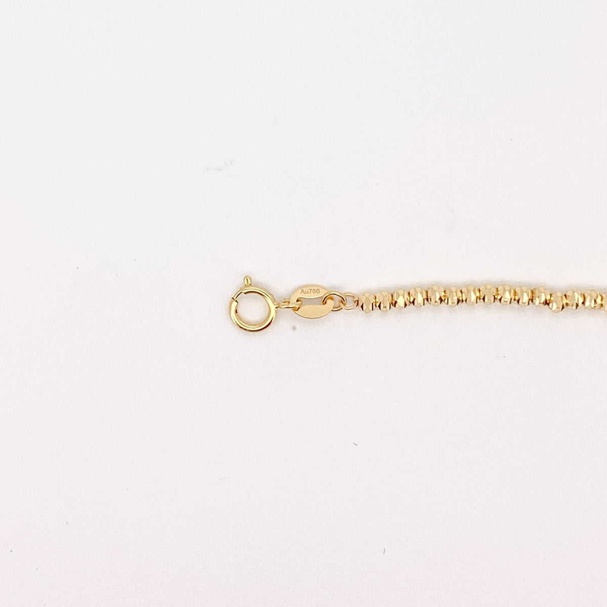 18K Gold Necklace Chain 18" 3.84g R4381 Aurora Designer