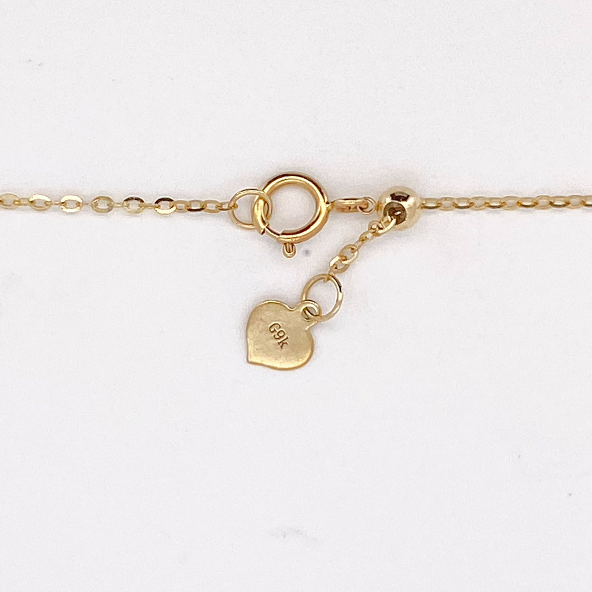 Lapis Lazuli Crescent Moon with Gold Star Dangles 9K Gold Necklace Adjustable Chain R4536 Aurora Designer