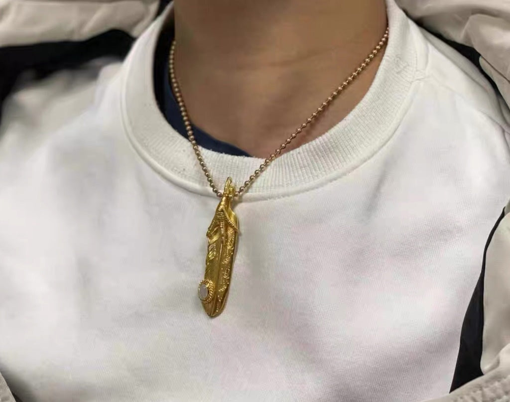 3mm Gold Bead Necklace 18K Gold Heavy 14g+ R4574 Aurora Designer