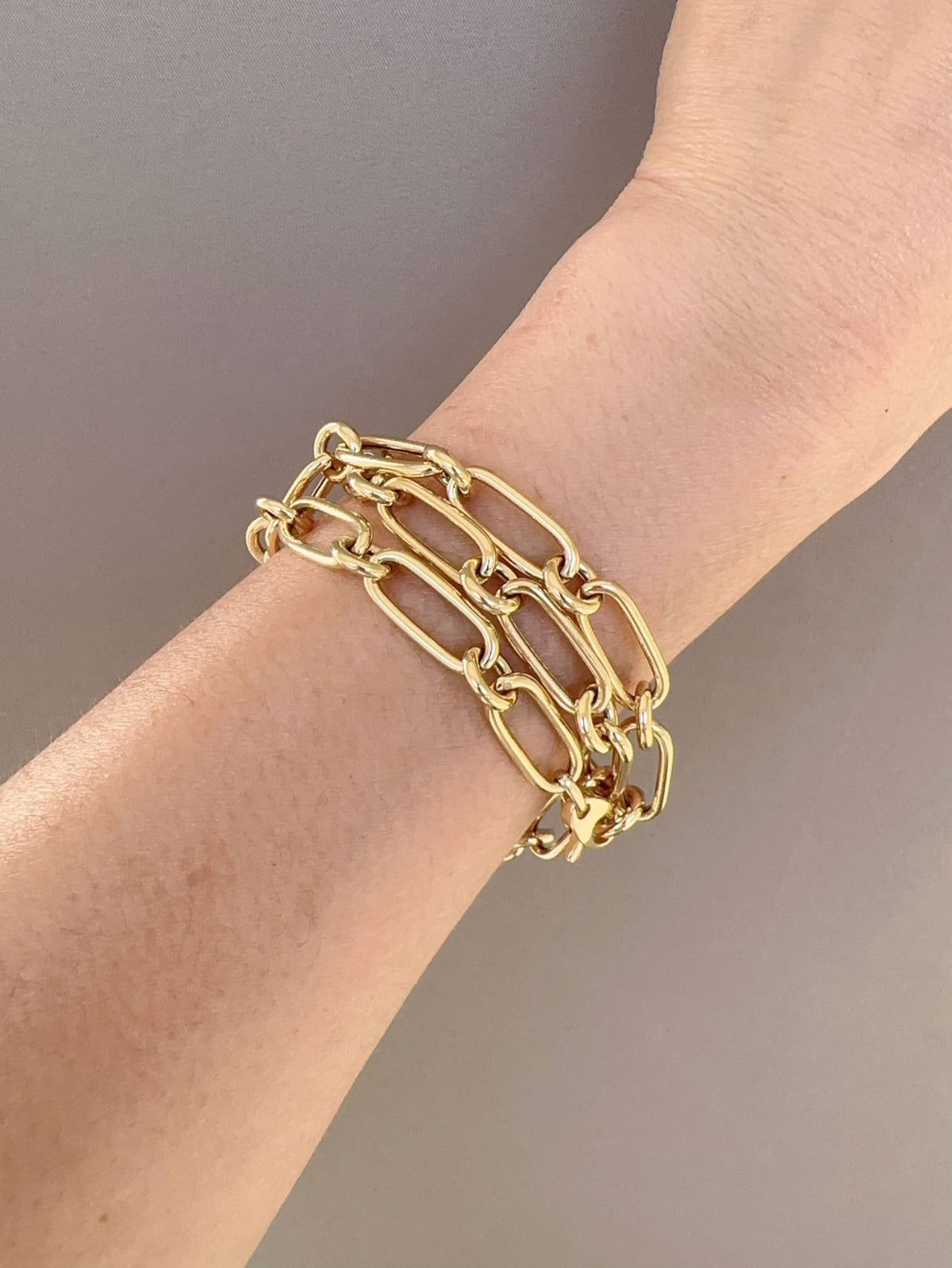 14K Gold Mixed Link Chain Necklace 18" 24" 1-Round Link R4588 Aurora Designer