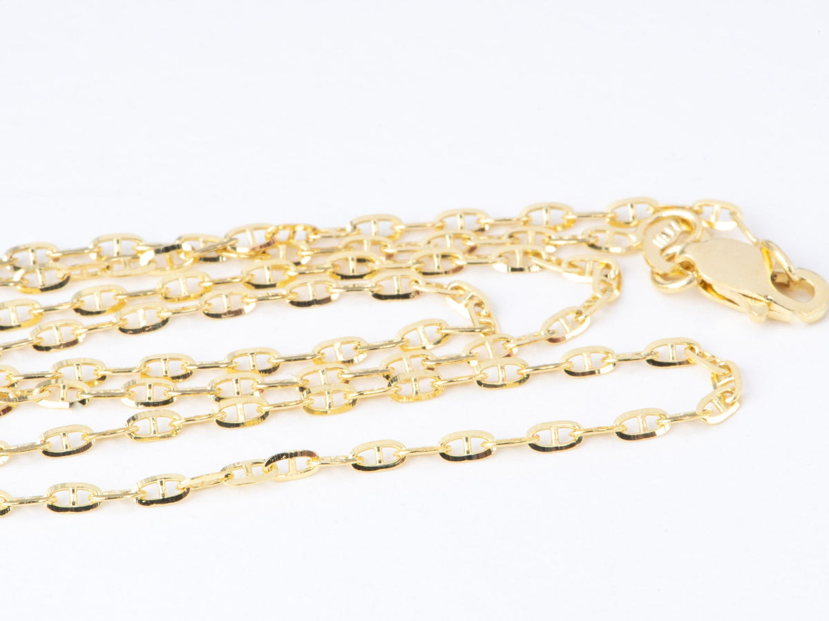 Solid 14K Gold Satellite Bead Cable Chain Necklace 16" 18" R4728 Aurora Designer