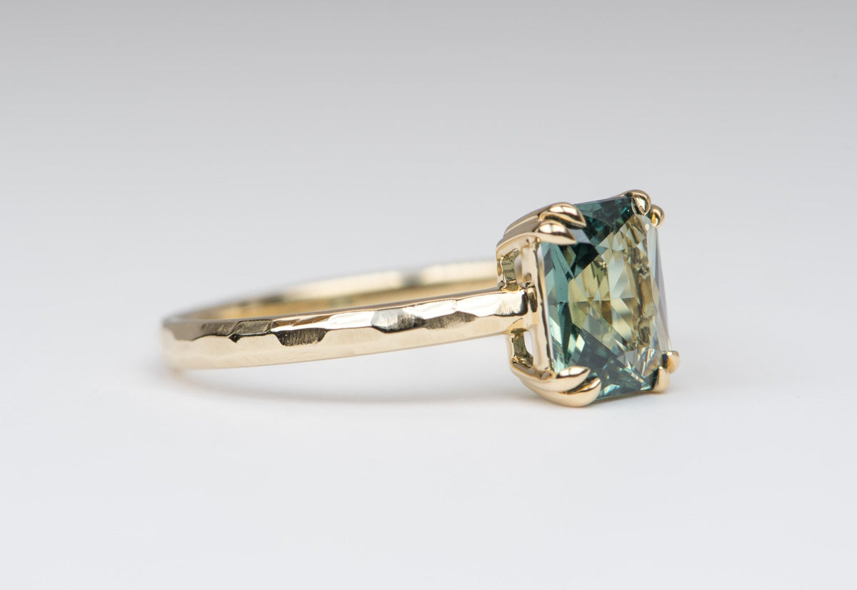 Ring Style - Double Prong Solitaire Low Basket Setting for Regular Cut Center Stone R6076C Aurora Designer